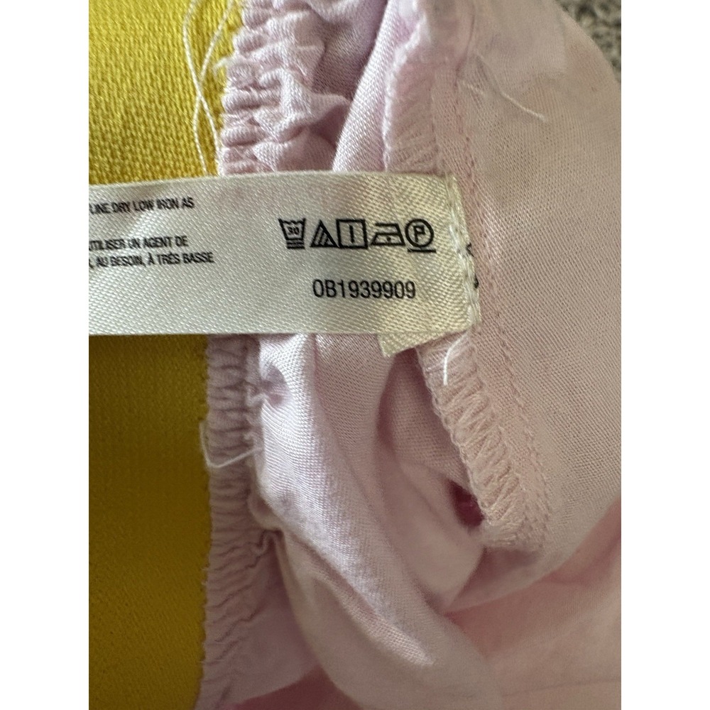 By Anthropologie Colourblock Cotton Boxer Shorts Pink Women's size M - Picture 5 of 6